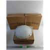 Image 1 : (3) Smart Energy Ceiling Light Fixtures - New, 12" x 3"