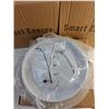 Image 3 : (3) Smart Energy Ceiling Light Fixtures - New, 12" x 3"