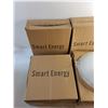 Image 2 : (4) Smart Energy Ceiling Light Fixtures - New, 12" x 3"