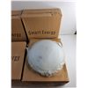 Image 3 : (4) Smart Energy Ceiling Light Fixtures - New, 12" x 3"