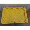 Image 2 : **Plastic Strong Tote with Lid, Cannot Ship - 28" x 19" x 15"