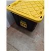 Image 3 : **Plastic Strong Tote with Lid, Cannot Ship - 28" x 19" x 15"