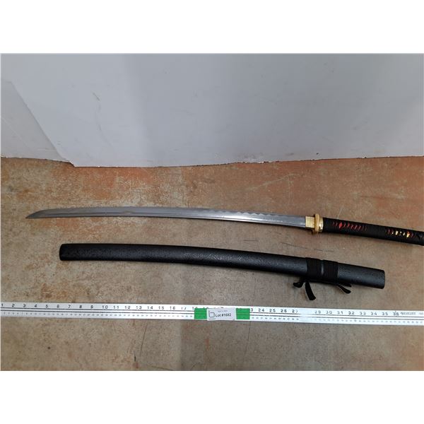 28" Blade Samurai Sword with Sheath, Pickup Preferred
