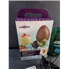 Image 2 : Wall Broom Holder, Chocolate & Candy Egg Kit, Irish Spring Shampoo and Clip On Desk Lamp - As Is