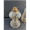 Image 3 : Vintage Kerosene Desk Lamp and (2) Lamp Shades