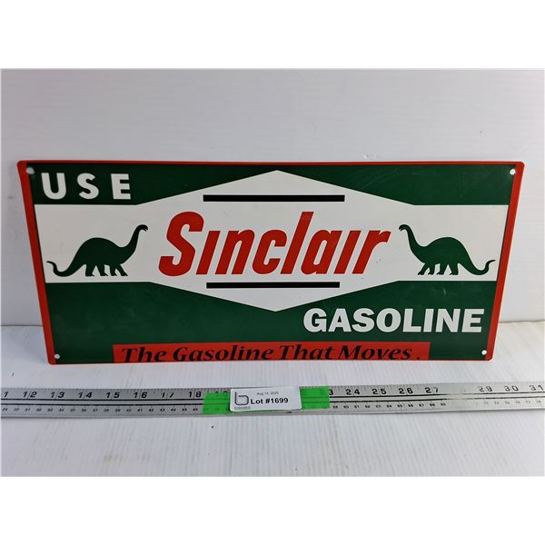 Use Sinclair Gasoline Wall Sign 18" x 8"