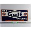 Image 1 : Use Gulf Gasoline Wall Sign 18" x 8"
