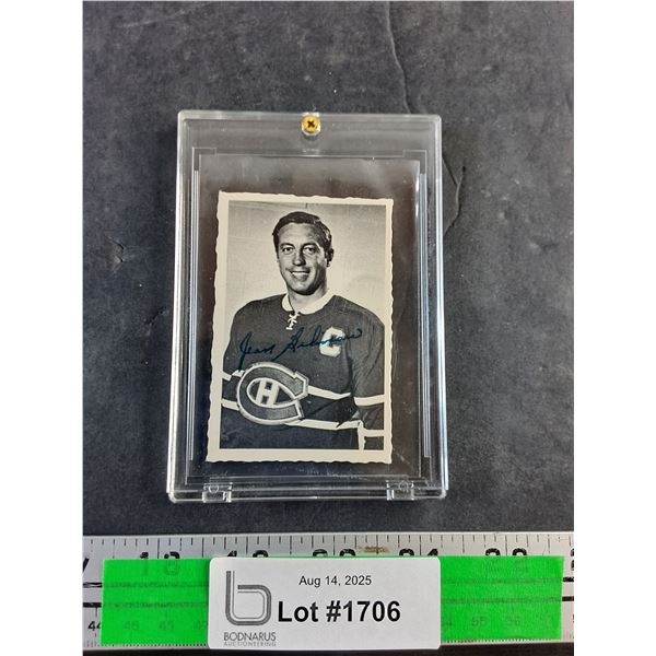 Montreal Canadians Jean Beliveau Autographed Photo 21/48 - Authenticity Not Guaranteed