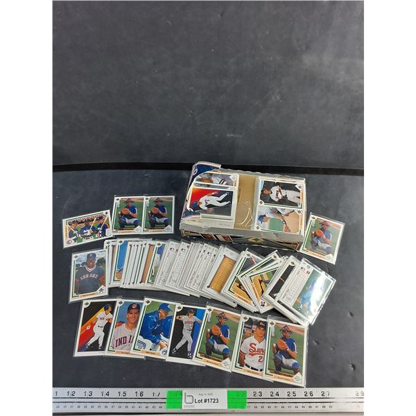 1991 Upper Deck Baseball Trading Cards - Authenticity Not Guaranteed
