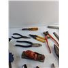 Image 2 : Wood Plane, Pliers, Chisel, Wire Strippers, Ratchet Wrench, Tin Shears, Nail Puller and Misc
