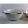 Image 2 : (2) Enamel Bowls 14"