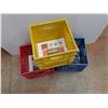 Image 2 : (3)  Milk Crates 13" x 11" x 13", Cannot Ship
