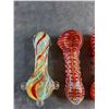 Image 2 : (3) Glass Smoking Pipes