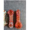 Image 3 : (3) Glass Smoking Pipes