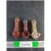 Image 1 : (3) Glass Smoking Pipes