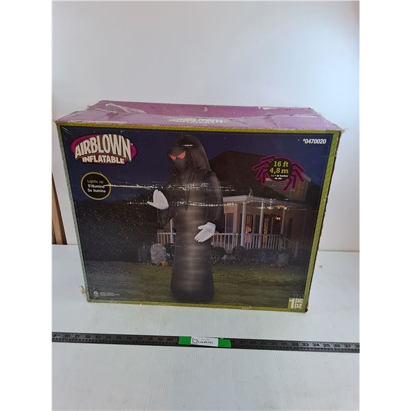 *Grim Reaper Halloween Inflatable Lawn Decoration 16 Feet Tall Lights Up - UNTESTED AS IS