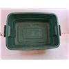 Image 2 : Rubbermaid Green Tote 10 US GALLON No Lid