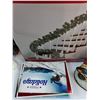 Image 8 : Christmas Lot - Small Chrismaas Tree Decor, Snowman and Santa Decorations, Foam Snowflakes, Christma