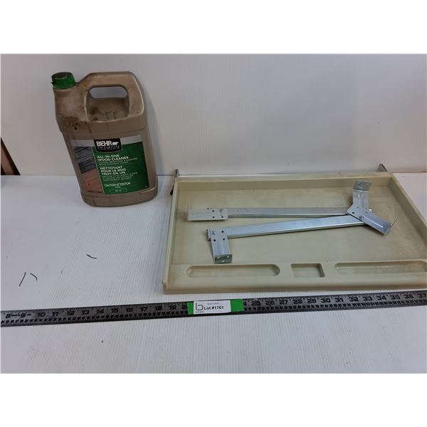 All In One Used Wood Cleaner 3.79L Jug, Sliding Drawer With Brackets, CANNOT SHIP