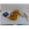 Image 1 : (2) Extension Cords And Power Bar