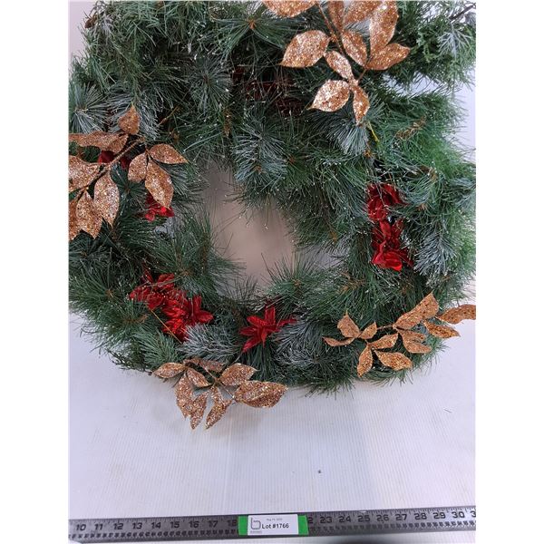 Christmas Festive Wreath Decoration  -  PICK UP -  AS IS