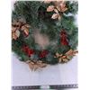 Image 1 : Christmas Festive Wreath Decoration  -  PICK UP -  AS IS