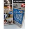 Image 4 : Lisle 70450 Flashlight Holder with Clamp Comes With (16)Collapsible Clothes Hanger