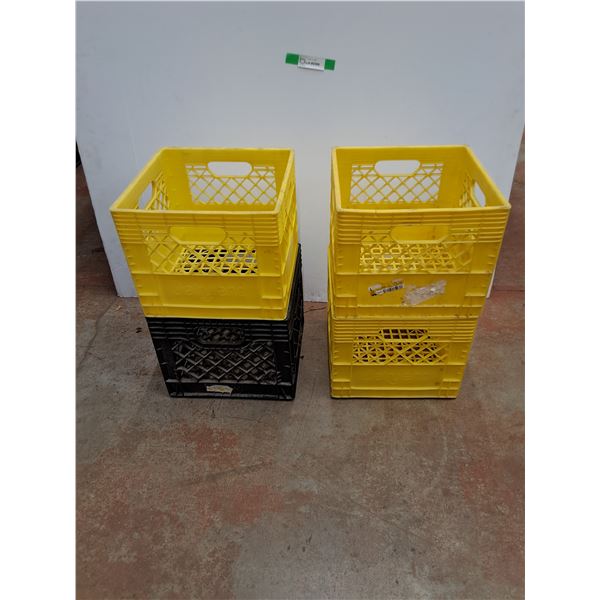 **(4)  Milk Crates, Cannot Ship