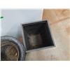 Image 5 : **(1)  Ceramic and (2) Plastic Planters 24", Cannot Ship