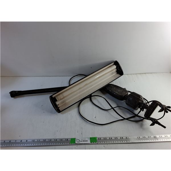 Vintage Work Bench Lamp - As Is, Cannot Ship