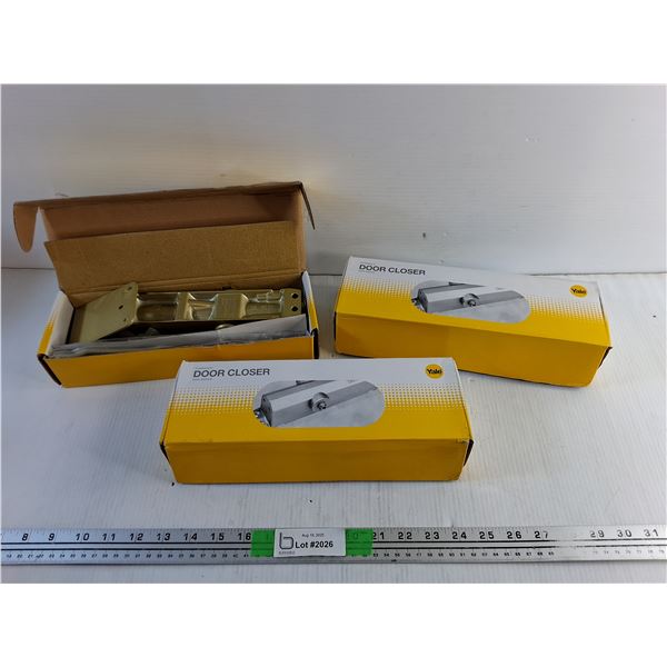 (3) Yale Hydraulic Door Closer 2000 Series - New