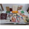 Image 1 : (8) Magazines, (9) Books, Blank World Travel Stamp Album