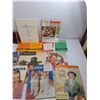 Image 2 : (8) Magazines, (9) Books, Blank World Travel Stamp Album