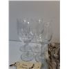 Image 2 : Wine Lot -(4)Wine Glasses, (8)Collector Spoons, Wine Charms, Invites, (4) Glasses, Serving Dish