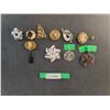 Image 1 : Jewelry Lot - (8) Brooches, (2) Pendants, (1) Earring