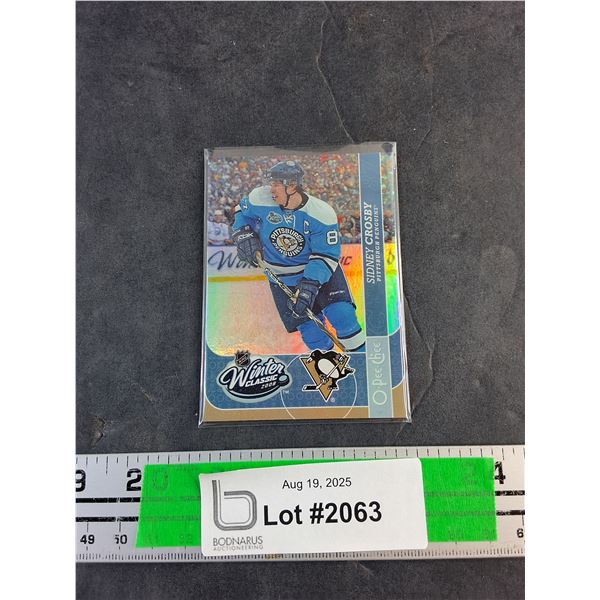 O Pee Chee Sidney Crosby Pittsburgh Penguins Rookie Trading Hockey Card, Authenticity Not Guaranteed