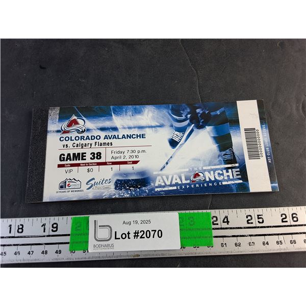Colorado Avalanche Season Ticket Book - Unused, Authenticity Not Guaranteed