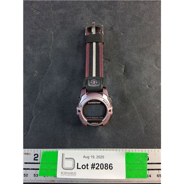 Timex Expedition Indiglo Digital Watch - Works, As Is