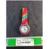 Image 1 : Geneva Multi Color Quartz Watch, Works , As Is