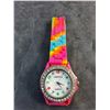 Image 2 : Geneva Multi Color Quartz Watch, Works , As Is