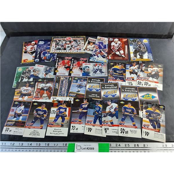 Vintage Trading Hockey Cards - Jello, Price Watchers