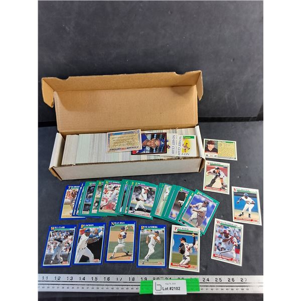 Score 91 Baseball Trading Cards - Authenticity Not Guaranteed
