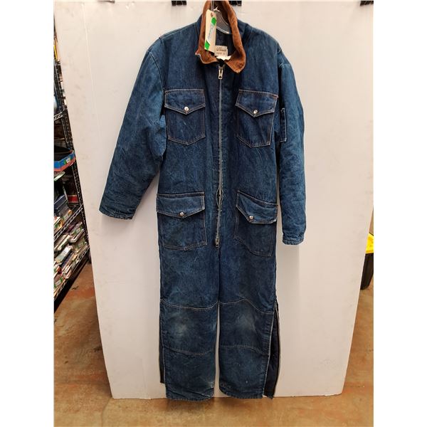 *2XL Insulated Denim Coveralls