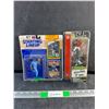 Image 1 : Bo Jackson Figure & Rookie Year Collectors Cards and NFL Shaun Alexander & Michael Vick Figures