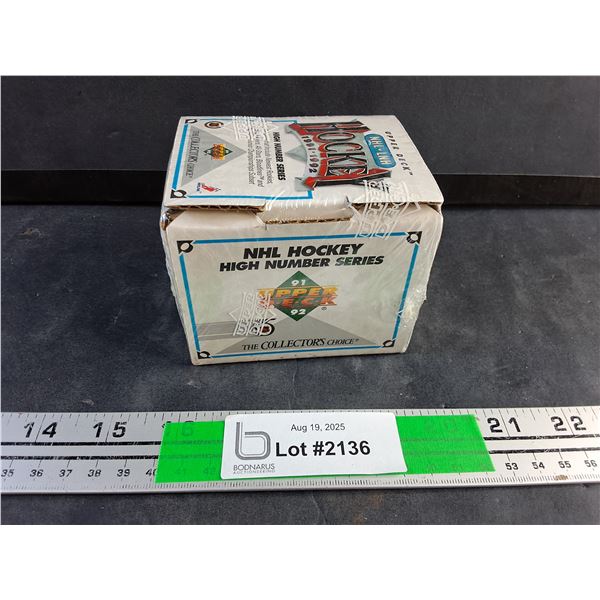 Upper Deck 1991-92 NHL Hockey High Number Series The Collectors Choice Trading Cards - NIB