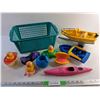 Image 1 : Various Fisher Price Toys and Plastic Basket