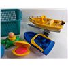 Image 4 : Various Fisher Price Toys and Plastic Basket
