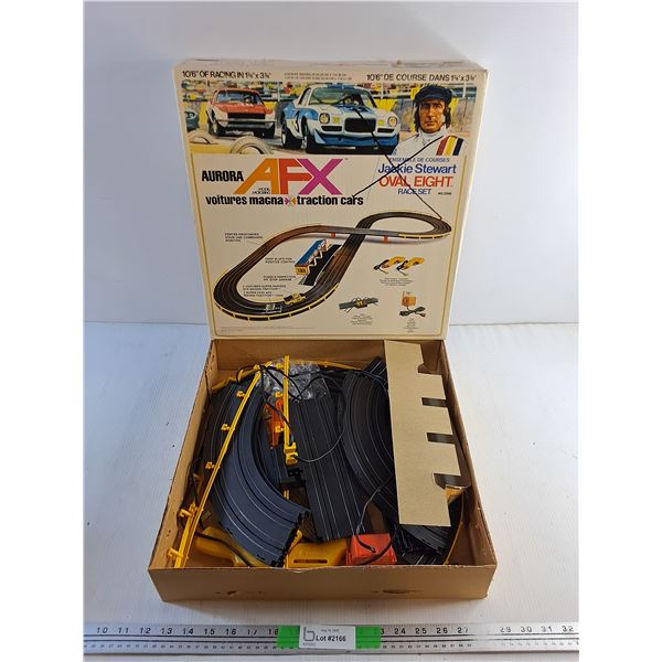 Vintage Aurora AFX Oval Eight Race Set - As Is