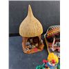 Image 4 : Bedouin Decor, Wind Up Toy, African Figures and Decorative Vase