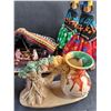 Image 6 : Bedouin Decor, Wind Up Toy, African Figures and Decorative Vase
